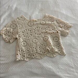 Rebellion Cream Lace Blouse